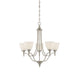 Savoy House - Five Light Chandelier - Herndon - Satin Nickel- Union Lighting Luminaires Decor