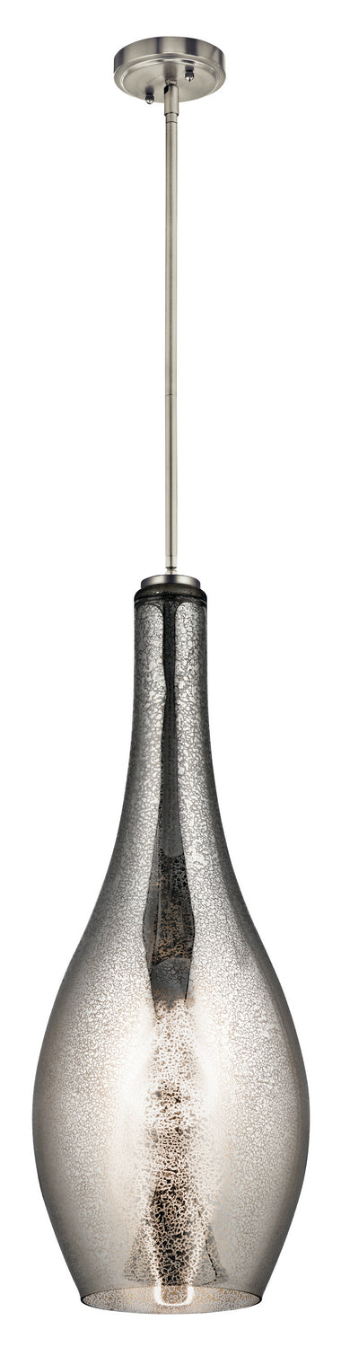 Kichler Canada - One Light Pendant - Everly - Brushed Nickel- Union Lighting Luminaires Decor