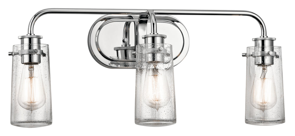 Kichler Canada - Three Light Bath - Braelyn - Chrome- Union Lighting Luminaires Decor