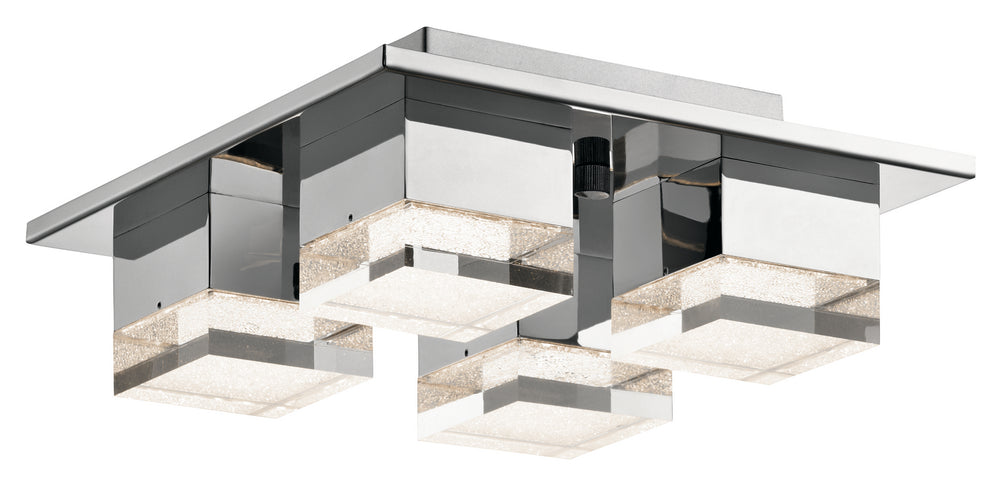 Kichler Canada - LED Flush Mount - Gorve - Chrome- Union Lighting Luminaires Decor