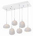 ET2 - LED Pendant - Puffs - White- Union Lighting Luminaires Decor