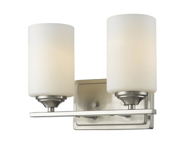 Z-Lite Canada - Two Light Vanity - Bordeaux - Brushed Nickel- Union Lighting Luminaires Decor