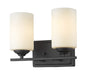 Z-Lite Canada - Two Light Vanity - Bordeaux - Bronze- Union Lighting Luminaires Decor