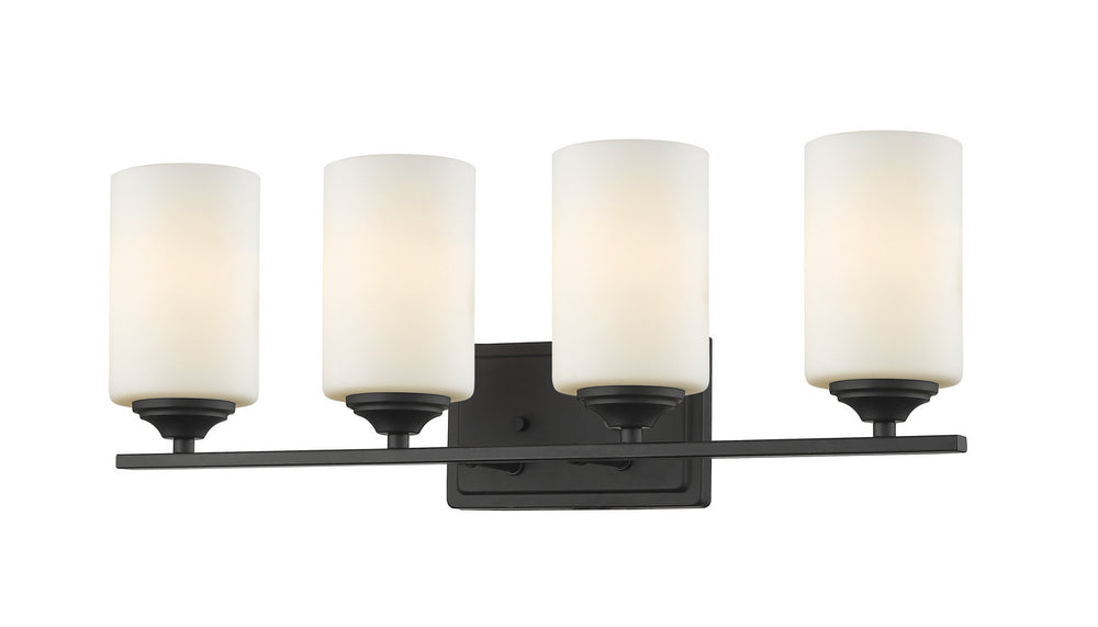 Z-Lite Canada - Four Light Vanity - Bordeaux - Bronze- Union Lighting Luminaires Decor