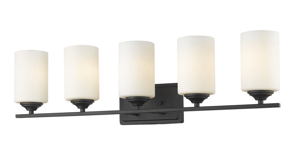 Z-Lite Canada - Five Light Vanity - Bordeaux - Bronze- Union Lighting Luminaires Decor