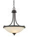 Z-Lite Canada - Three Light Pendant - Bordeaux - Bronze- Union Lighting Luminaires Decor