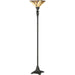 Quoizel - One Light Torchiere - Asheville - Valiant Bronze- Union Lighting Luminaires Decor