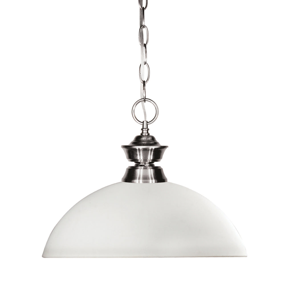 Z-Lite Canada - One Light Pendant - Shark - Brushed Nickel- Union Lighting Luminaires Decor