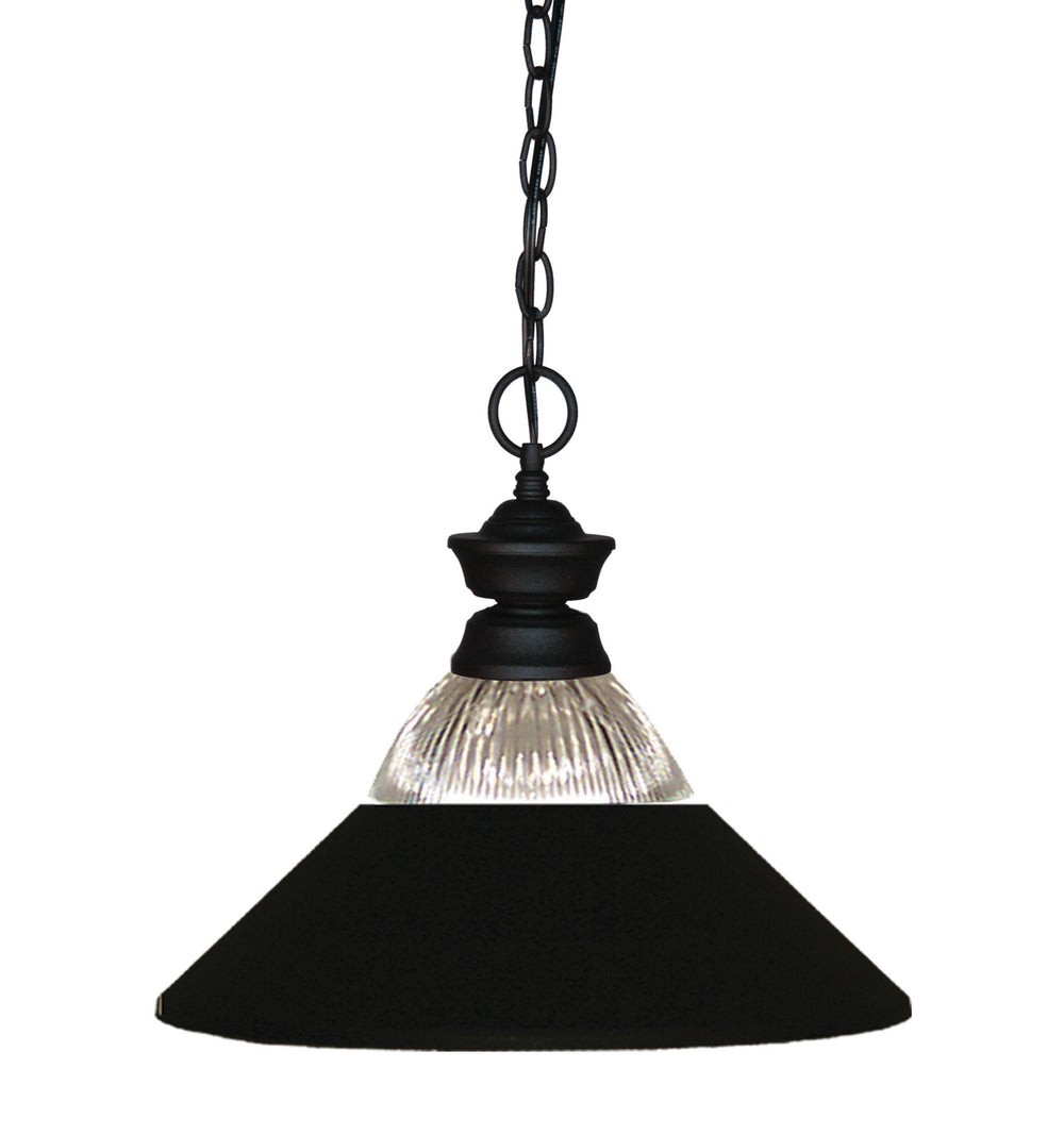 Z-Lite Canada - One Light Pendant - Shark - Matte Black- Union Lighting Luminaires Decor