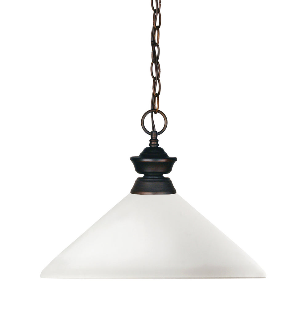 Z-Lite Canada - One Light Pendant - Shark - Olde Bronze- Union Lighting Luminaires Decor