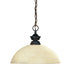 Z-Lite Canada - One Light Pendant - Shark - Olde Bronze- Union Lighting Luminaires Decor