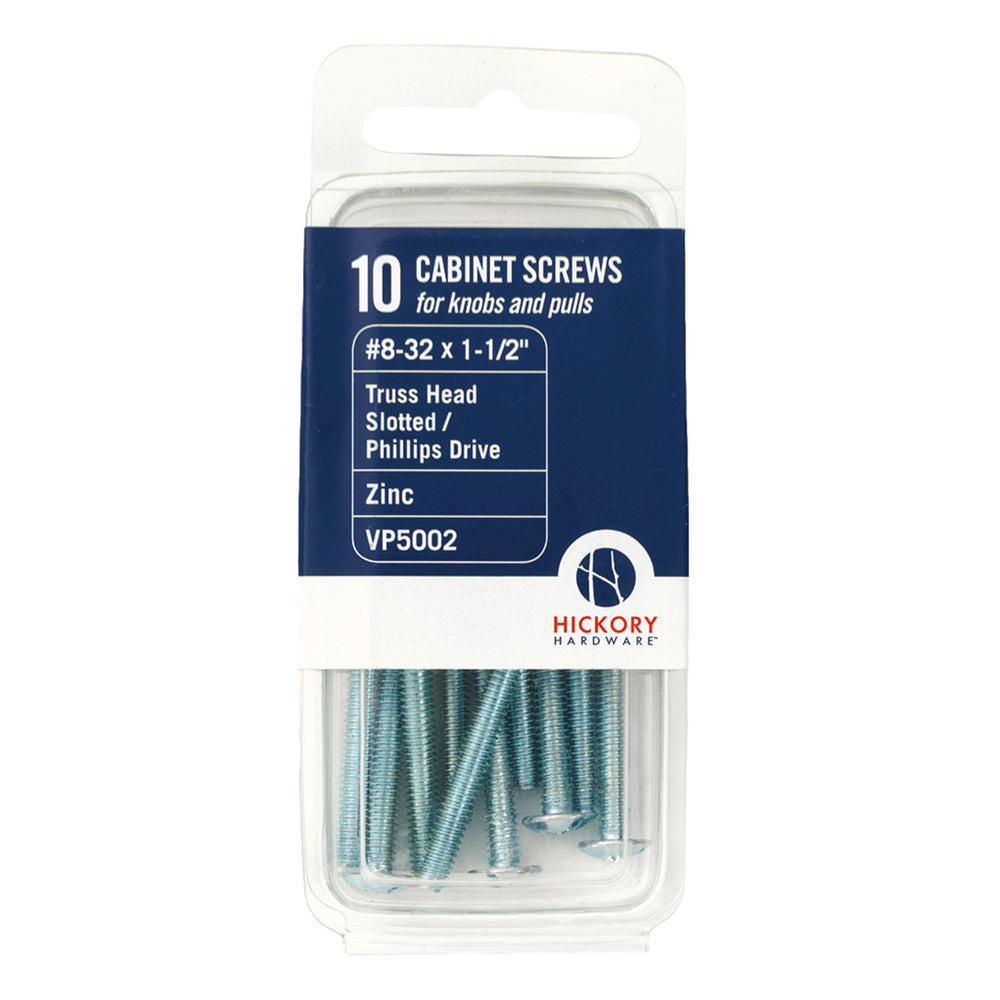 Vis # 8-32 x 1-1 / 2 pouces (10 pack)