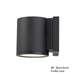 W.A.C. Canada - LED Wall Light - Tube - Black- Union Lighting Luminaires Decor