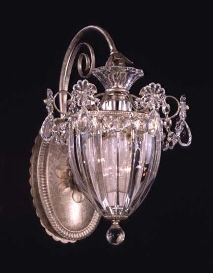 Schonbek - One Light Wall Sconce - Bagatelle - Antique Silver- Union Lighting Luminaires Decor