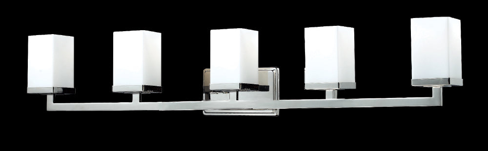 Z-Lite Canada - Five Light Vanity - Tidal - Chrome- Union Lighting Luminaires Decor