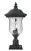 Z-Lite Canada - Three Light Outdoor Post Mount - Armstrong - Black- Union Lighting Luminaires Decor