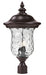 Z-Lite Canada - Three Light Outdoor Post Mount - Armstrong - Bronze- Union Lighting Luminaires Decor