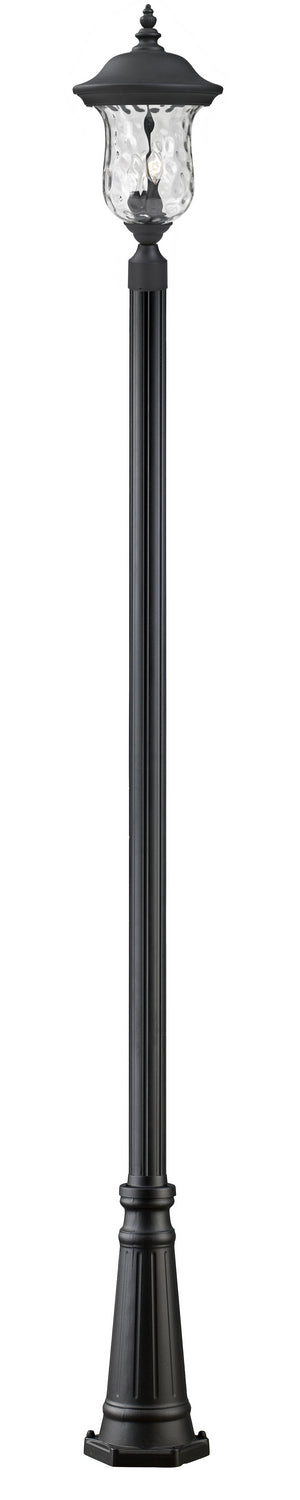Z-Lite Canada - Two Light Outdoor Post Mount - Armstrong - Black- Union Lighting Luminaires Decor