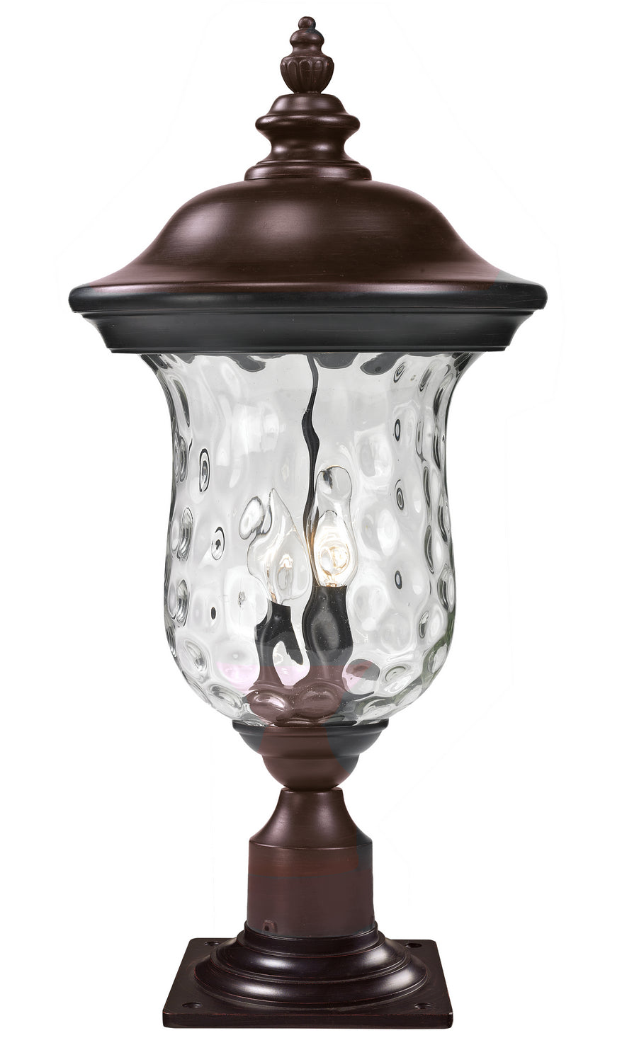 Z-Lite Canada - Two Light Outdoor Pier Mount - Armstrong - Bronze- Union Lighting Luminaires Decor