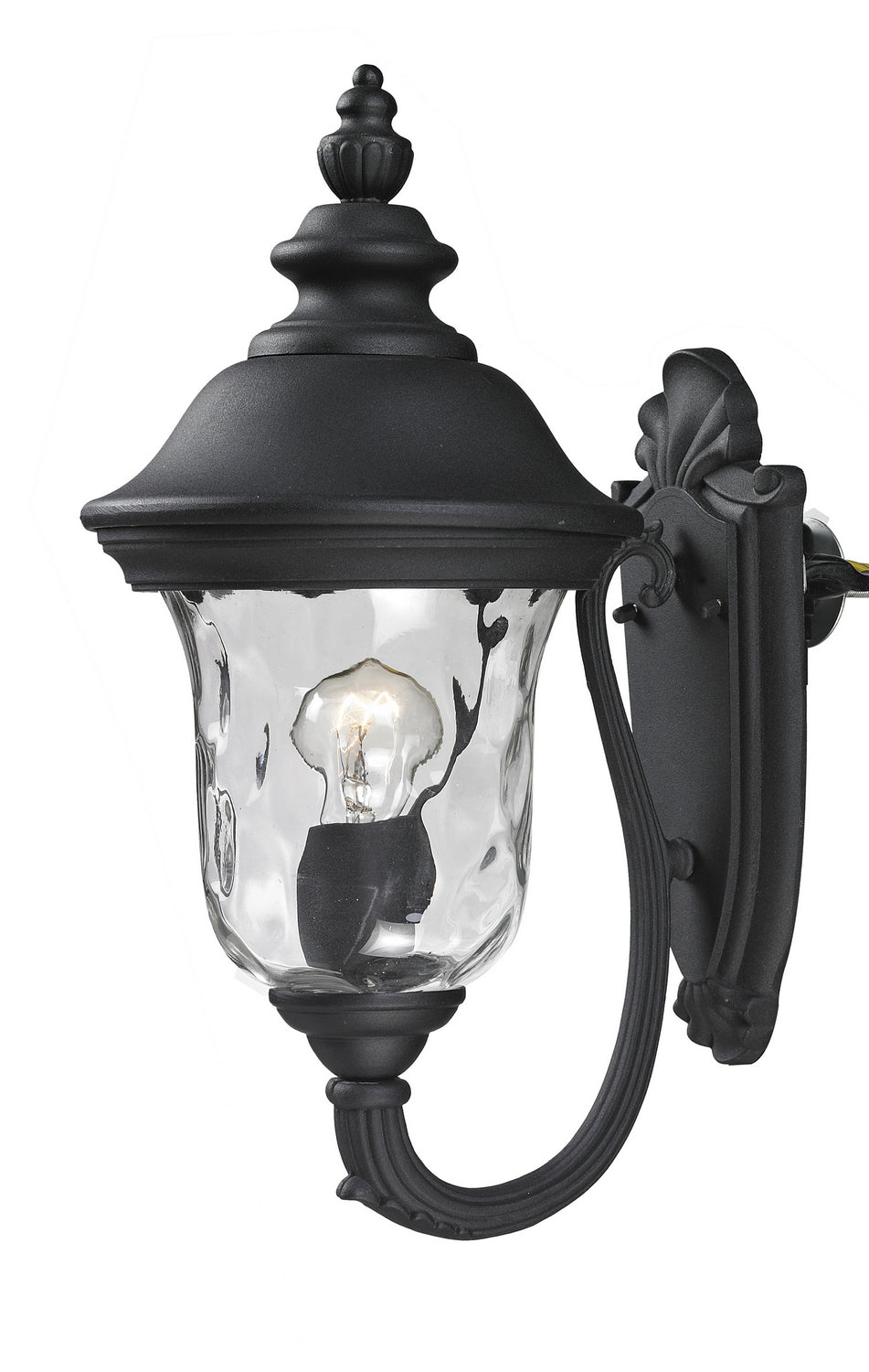 Z-Lite Canada - One Light Outdoor Wall Sconce - Armstrong - Black- Union Lighting Luminaires Decor