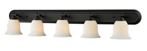 Z-Lite Canada - Five Light Vanity - Lagoon - Matte Black- Union Lighting Luminaires Decor