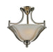 Z-Lite Canada - Two Light Semi Flush Mount - Lagoon - Brushed Nickel- Union Lighting Luminaires Decor