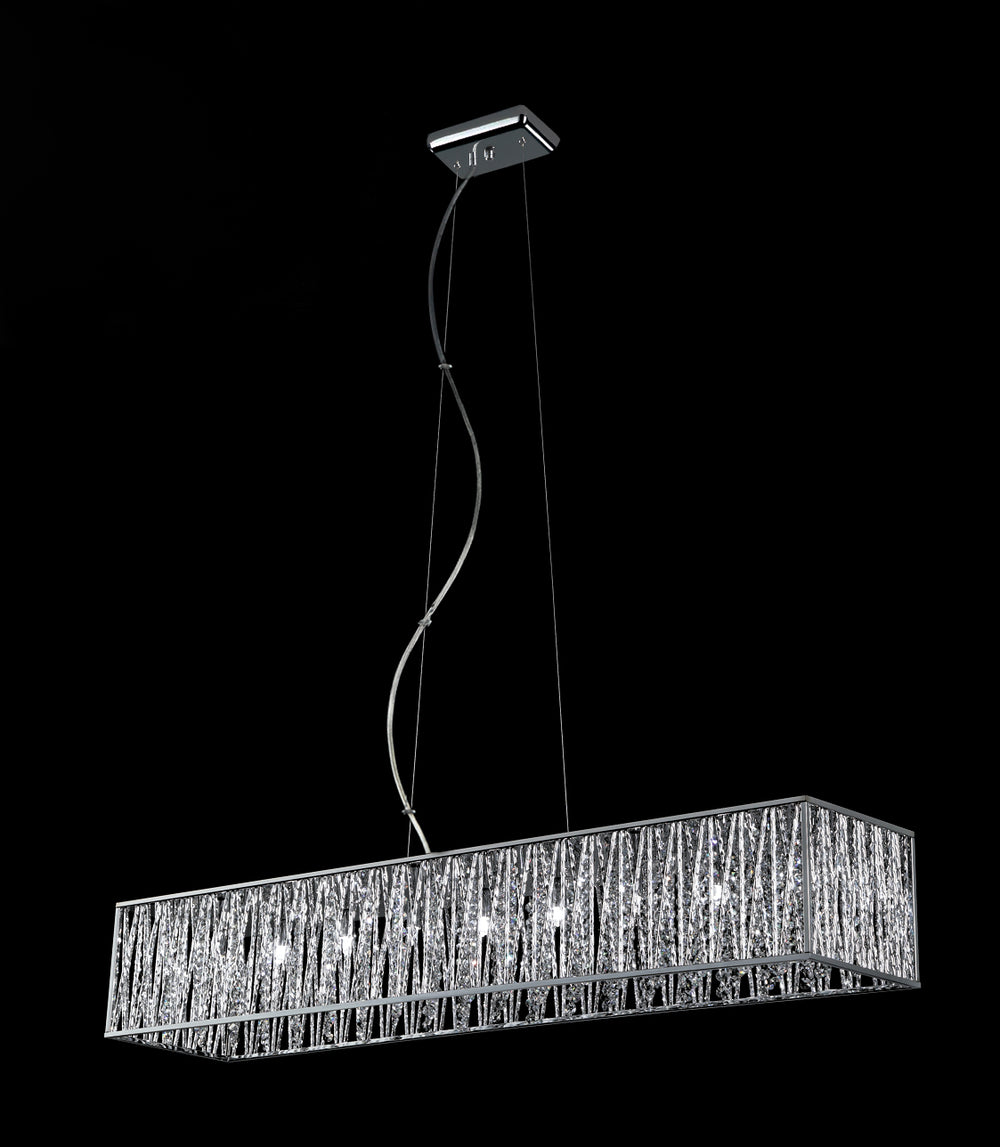 Z-Lite Canada - Nine Light Pendant - Terra - Chrome- Union Lighting Luminaires Decor