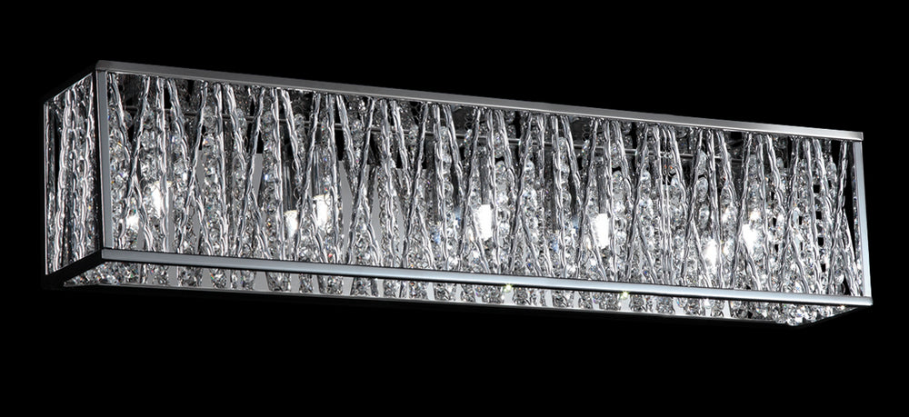 Z-Lite Canada - Five Light Vanity - Terra - Chrome- Union Lighting Luminaires Decor