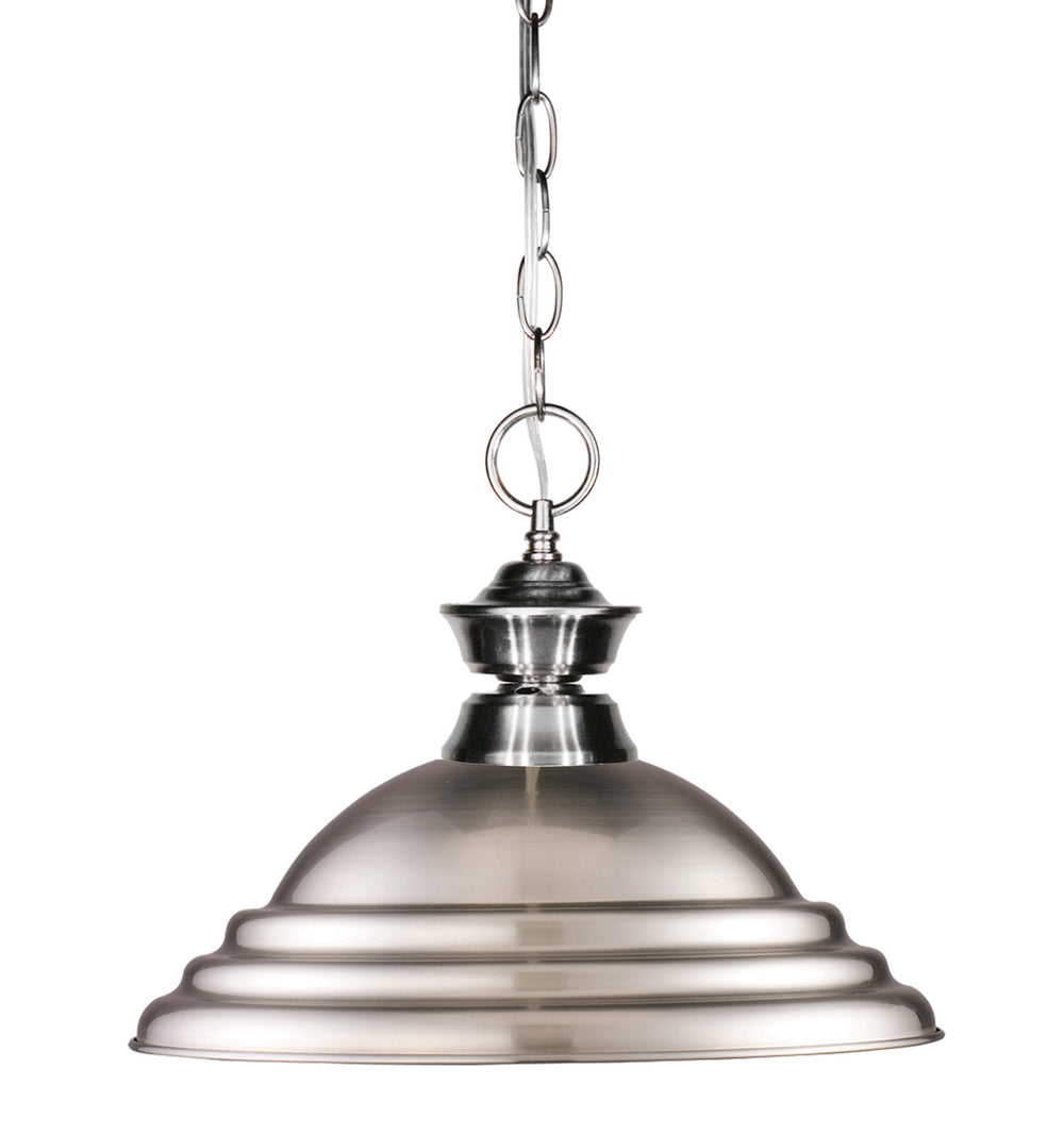 Z-Lite Canada - One Light Pendant - Pendant Lights - Brushed Nickel- Union Lighting Luminaires Decor