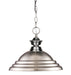 Z-Lite Canada - One Light Pendant - Pendant Lights - Brushed Nickel- Union Lighting Luminaires Decor