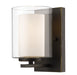 Z-Lite Canada - One Light Wall Sconce - Willow - Olde Bronze- Union Lighting Luminaires Decor