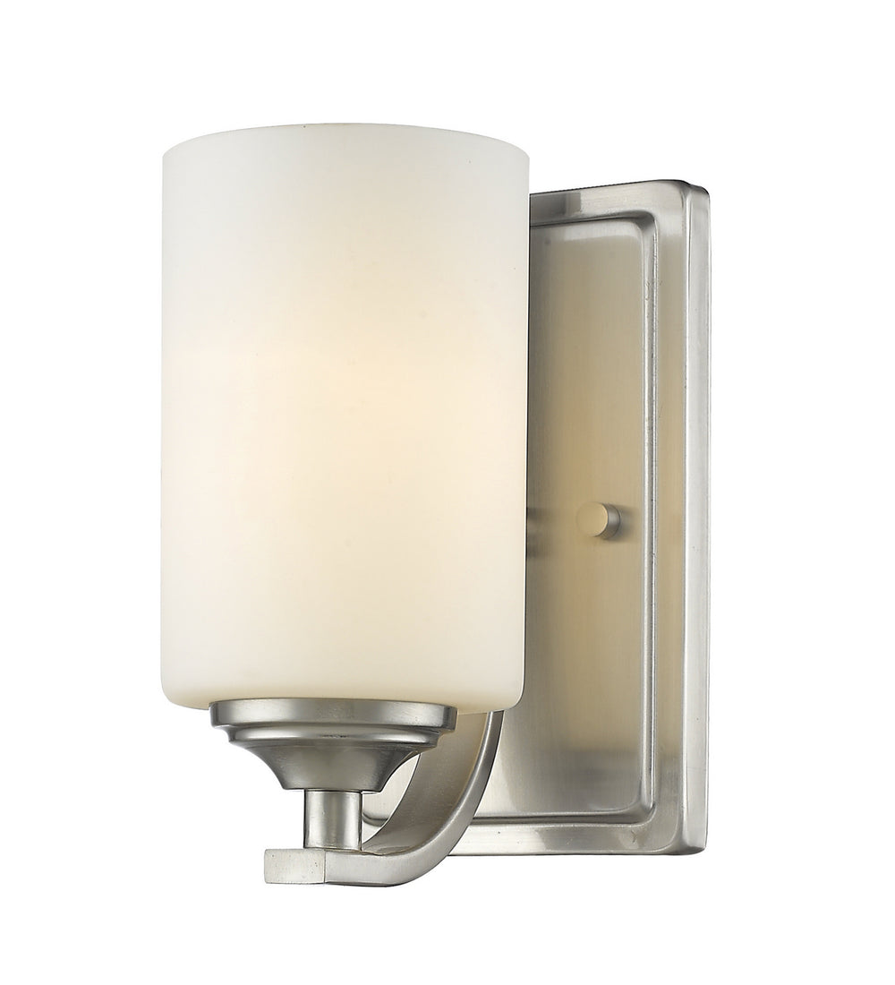 Z-Lite Canada - One Light Wall Sconce - Bordeaux - Brushed Nickel- Union Lighting Luminaires Decor