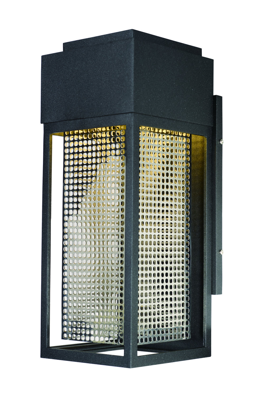 Maxim - LED Outdoor Wall Sconce - Townhouse - Galaxy Black / Stainless Steel- Union Lighting Luminaires Decor