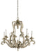 Kichler Canada - Eight Light Chandelier - Hayman Bay - Distressed Antique White- Union Lighting Luminaires Decor