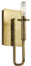 Kichler Canada - One Light Wall Sconce - Alden - Natural Brass- Union Lighting Luminaires Decor