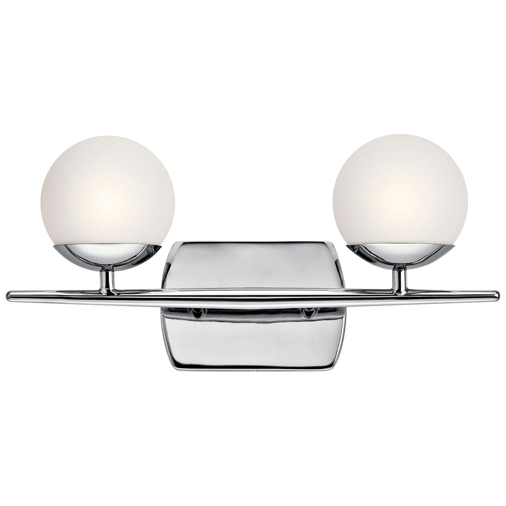 Kichler Canada - Two Light Bath - Jasper - Chrome- Union Lighting Luminaires Decor