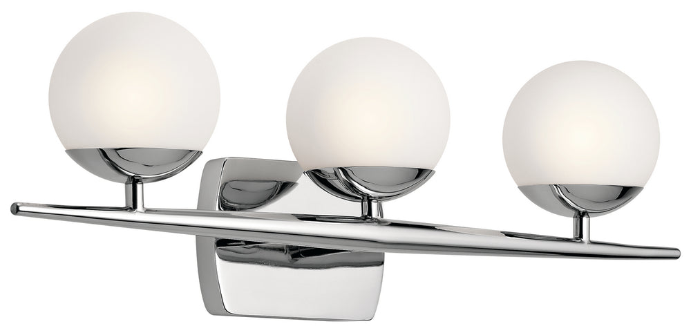 Kichler Canada - Three Light Bath - Jasper - Chrome- Union Lighting Luminaires Decor