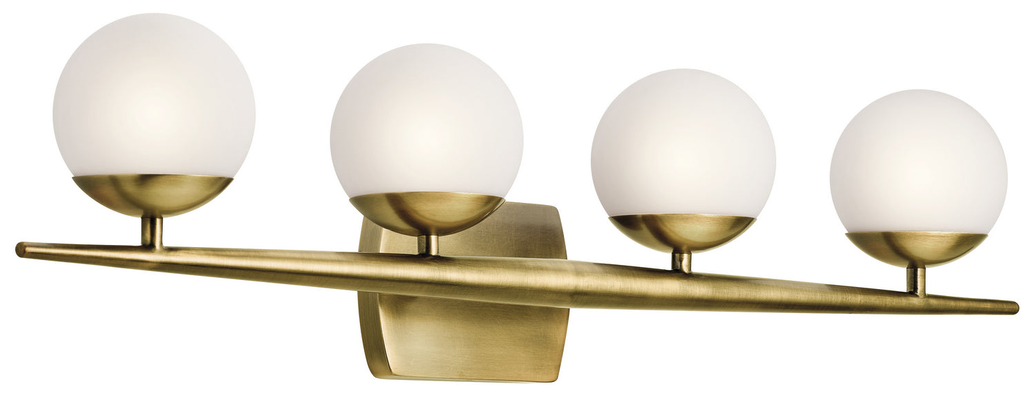 Kichler Canada - Four Light Bath - Jasper - Natural Brass- Union Lighting Luminaires Decor