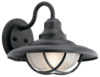 Kichler Canada - One Light Outdoor Wall Mount - Harvest Ridge - Textured Black- Union Lighting Luminaires Decor