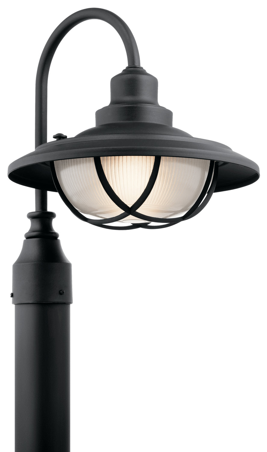 Kichler Canada - One Light Outdoor Post Mount - Harvest Ridge - Textured Black- Union Lighting Luminaires Decor