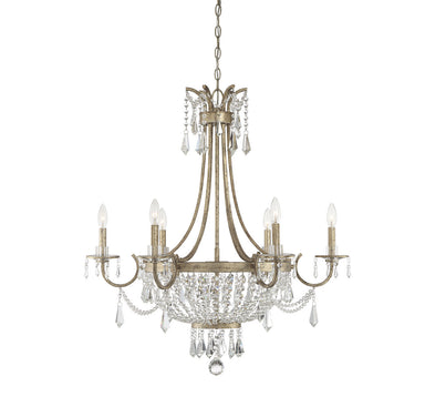 Savoy House - Six Light Chandelier - Claiborne - Avalite- Union Lighting Luminaires Decor