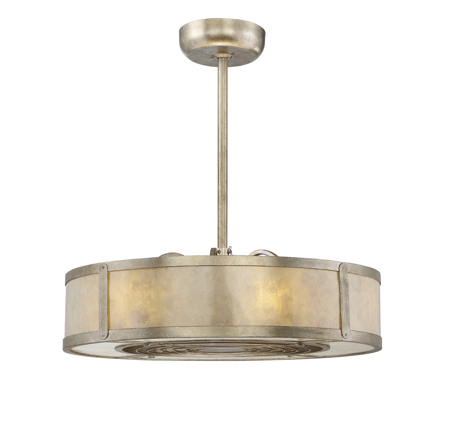 Savoy House - Six Light Fan D'lier - Vireo - Silver Dust- Union Lighting Luminaires Decor