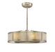 Savoy House - Six Light Fan D'lier - Vireo - Silver Dust- Union Lighting Luminaires Decor