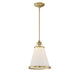Savoy House - One Light Pendant - Ashmont - Warm Brass Lustre- Union Lighting Luminaires Decor