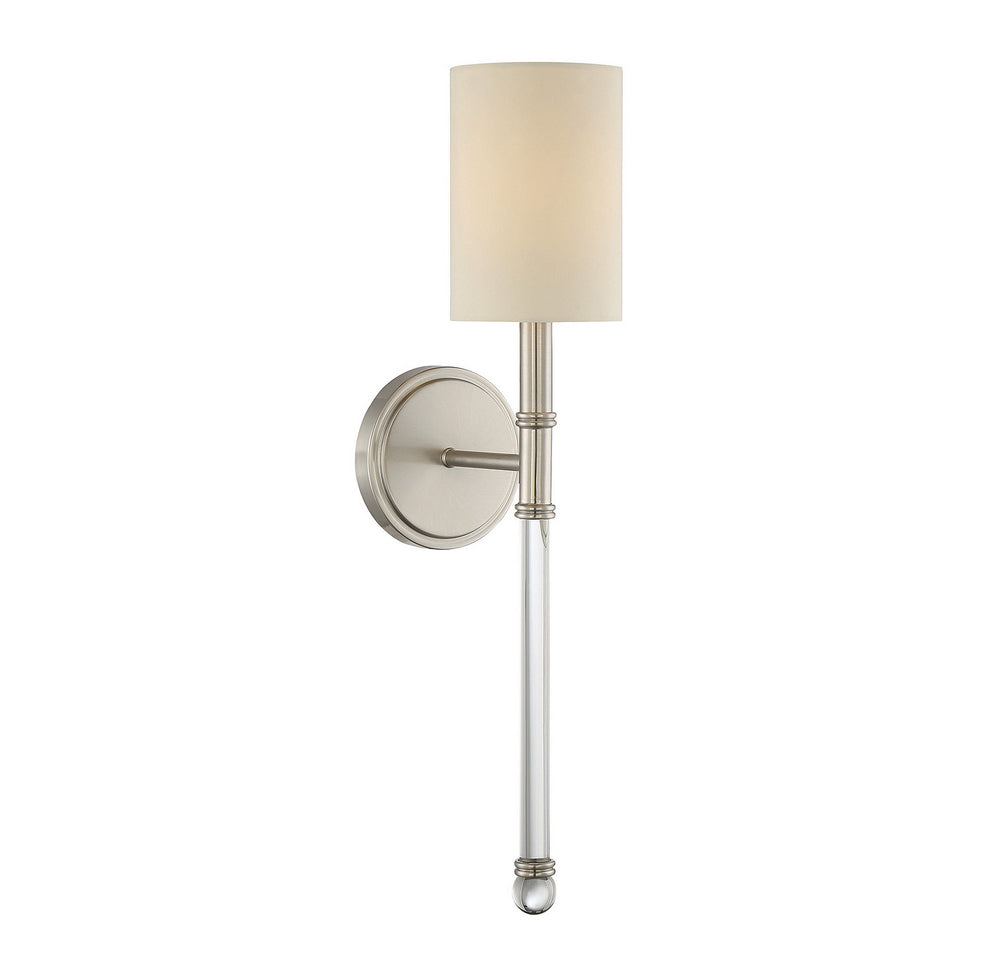 Savoy House - One Light Wall Sconce - Fremont - Satin Nickel- Union Lighting Luminaires Decor