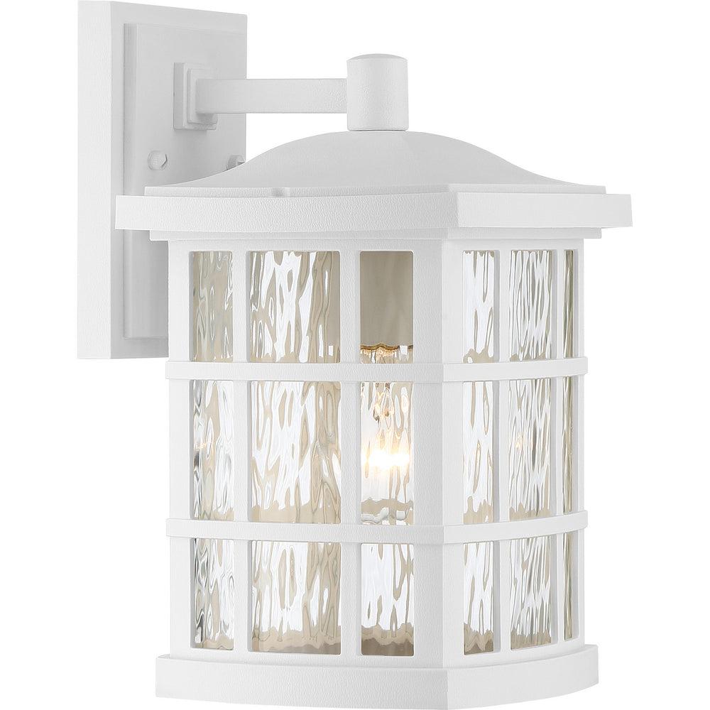 Quoizel - One Light Outdoor Wall Lantern - Stonington - Matte White- Union Lighting Luminaires Decor