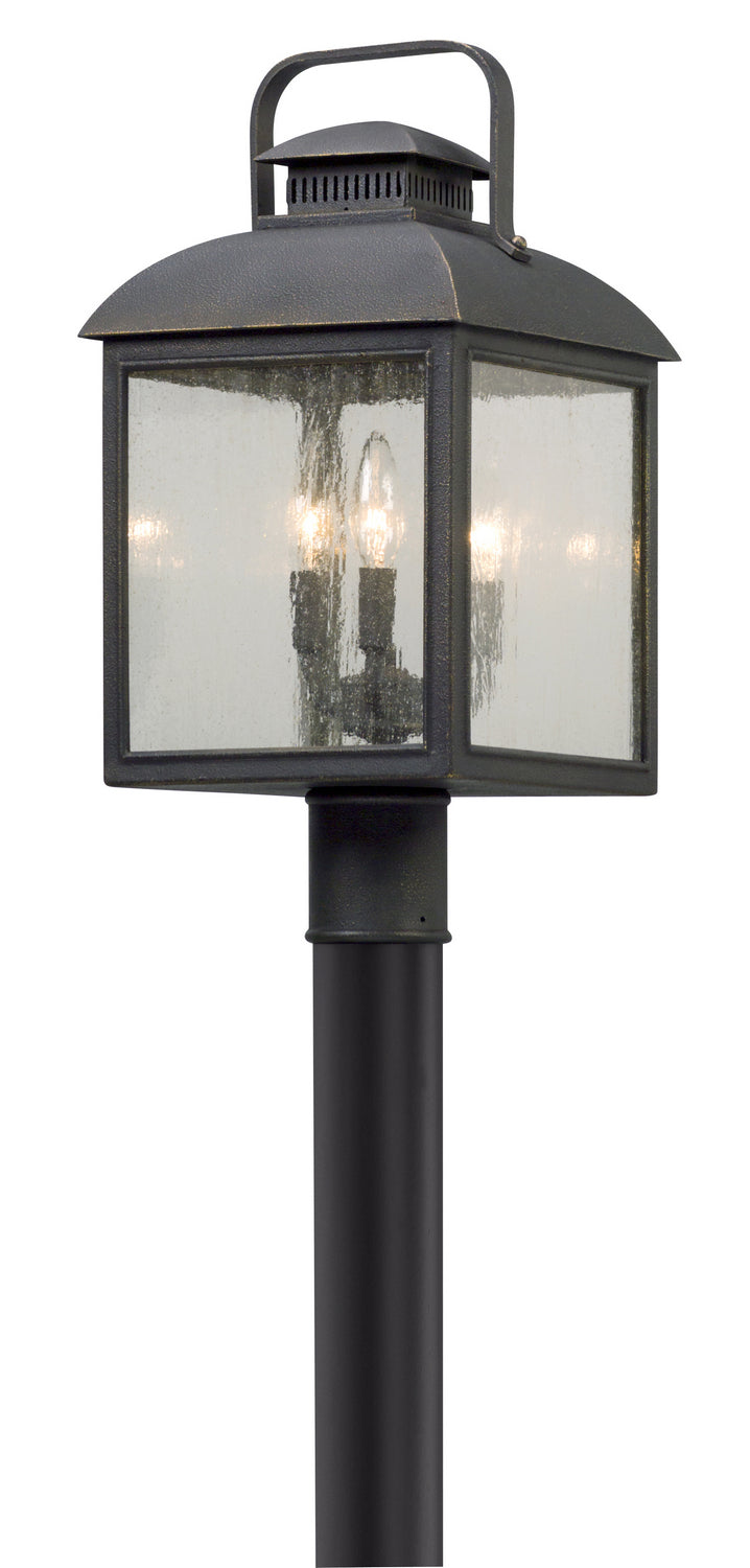Troy Lighting - Three Light Post Lantern - Chamberlain - Vintage Bronze- Union Lighting Luminaires Decor