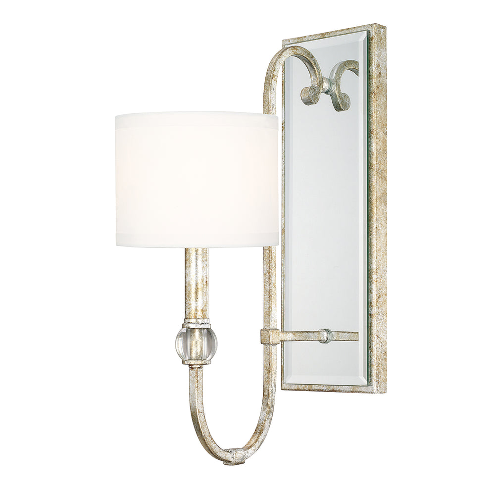 Capital Lighting - One Light Wall Sconce - Charleston - Silver and Gold Leaf- Union Lighting Luminaires Decor