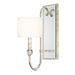 Capital Lighting - One Light Wall Sconce - Charleston - Silver and Gold Leaf- Union Lighting Luminaires Decor