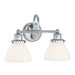 Capital Lighting - Two Light Vanity - Baxter - Chrome- Union Lighting Luminaires Decor